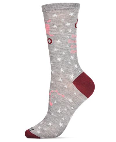 MeMoi Women's Leo Zodiac Sign Crew Socks