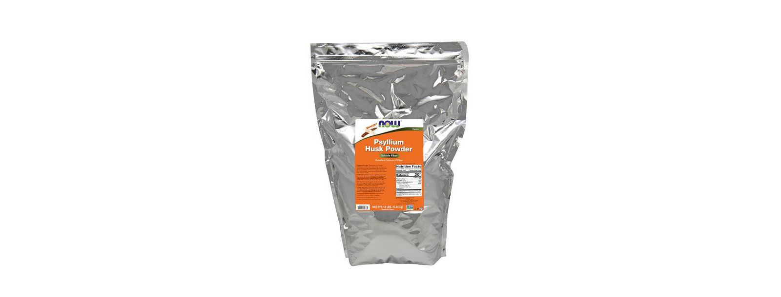 Порошок псиллиума NOW Foods, 12 lb