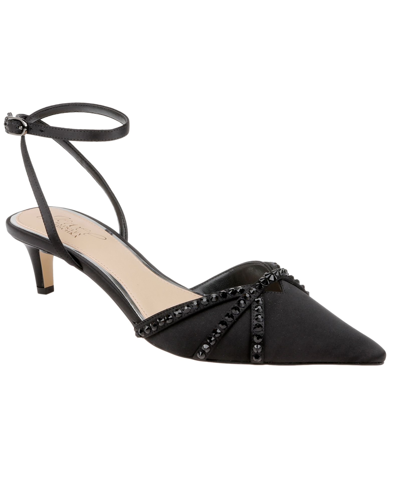 Jewel Badgley Mischka Women's Indra Pointed Toe Pumps