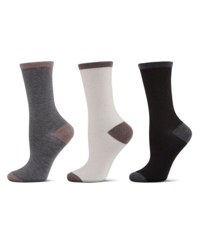 Женские носки MeMoi Soft Tipped Flat Knit Cashmere, комплект из 3 пар