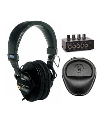 Sony MDR7506 Folding Professional Closed Ear Headphones Bundle