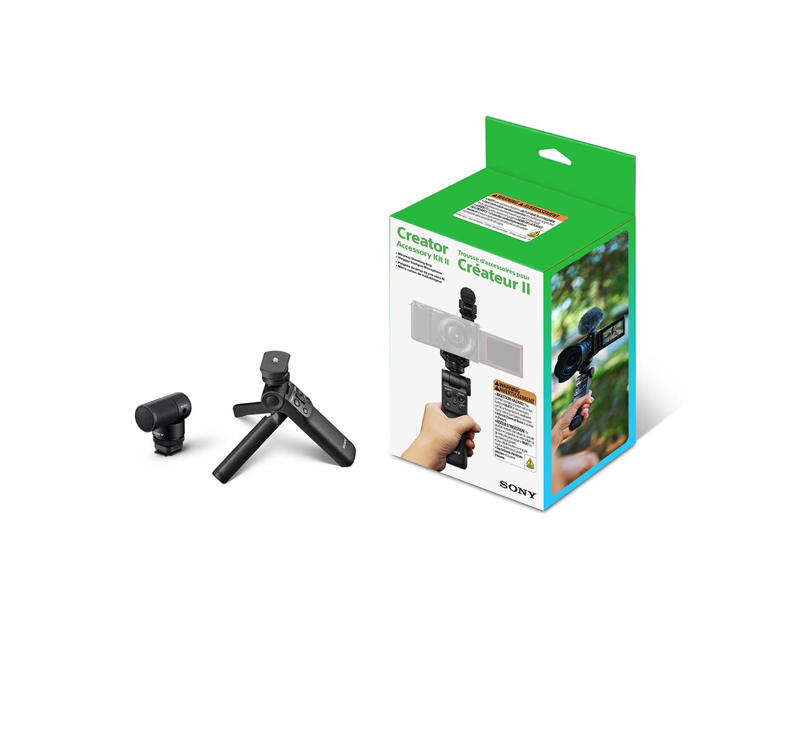 Комплект аксессуаров Sony Creator Accessory Kit II с Shooting Grip/Tripod и микрофоном Vlogger Shotgun