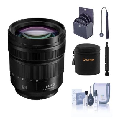 Panasonic LUMIX S 24-60mm f/2.8 Lens for L Mount, Bundle w/Included Value