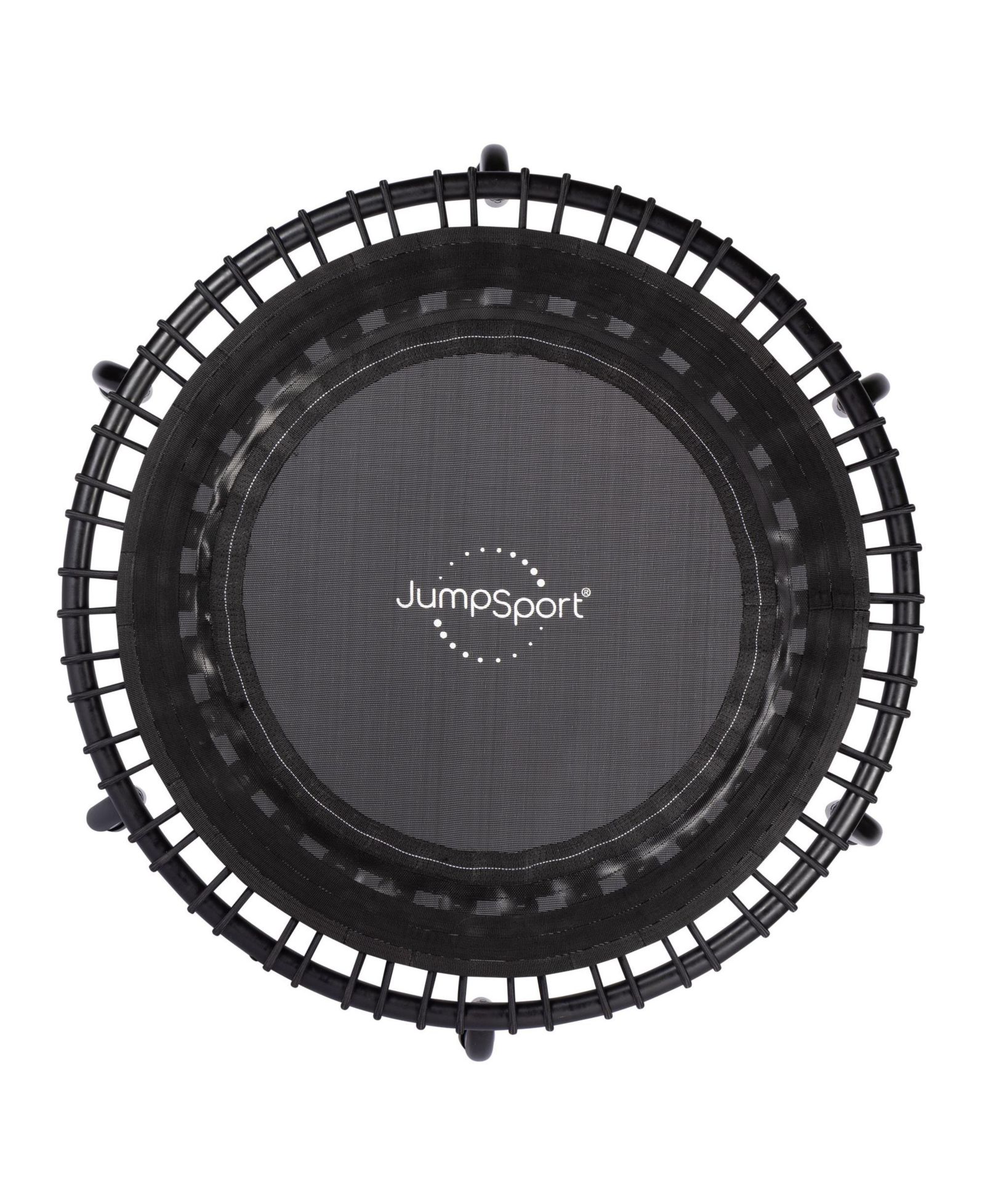 Фитнес-батут JumpSport 350 Indoor Lightweight 39", черный с белой рамой