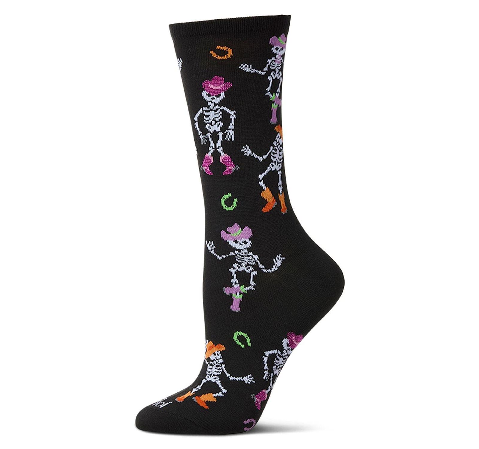 MeMoi Женческие носки Howdy Skeletons Halloween Holiday Novelty