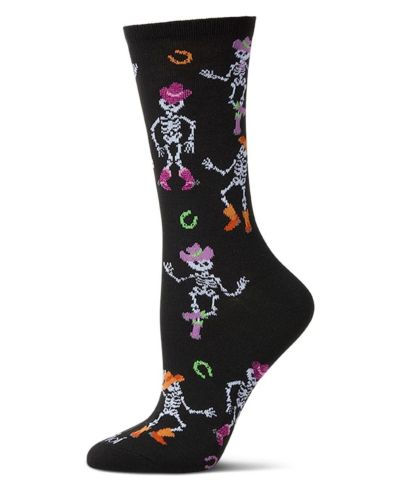 MeMoi Женческие носки Howdy Skeletons Halloween Holiday Novelty