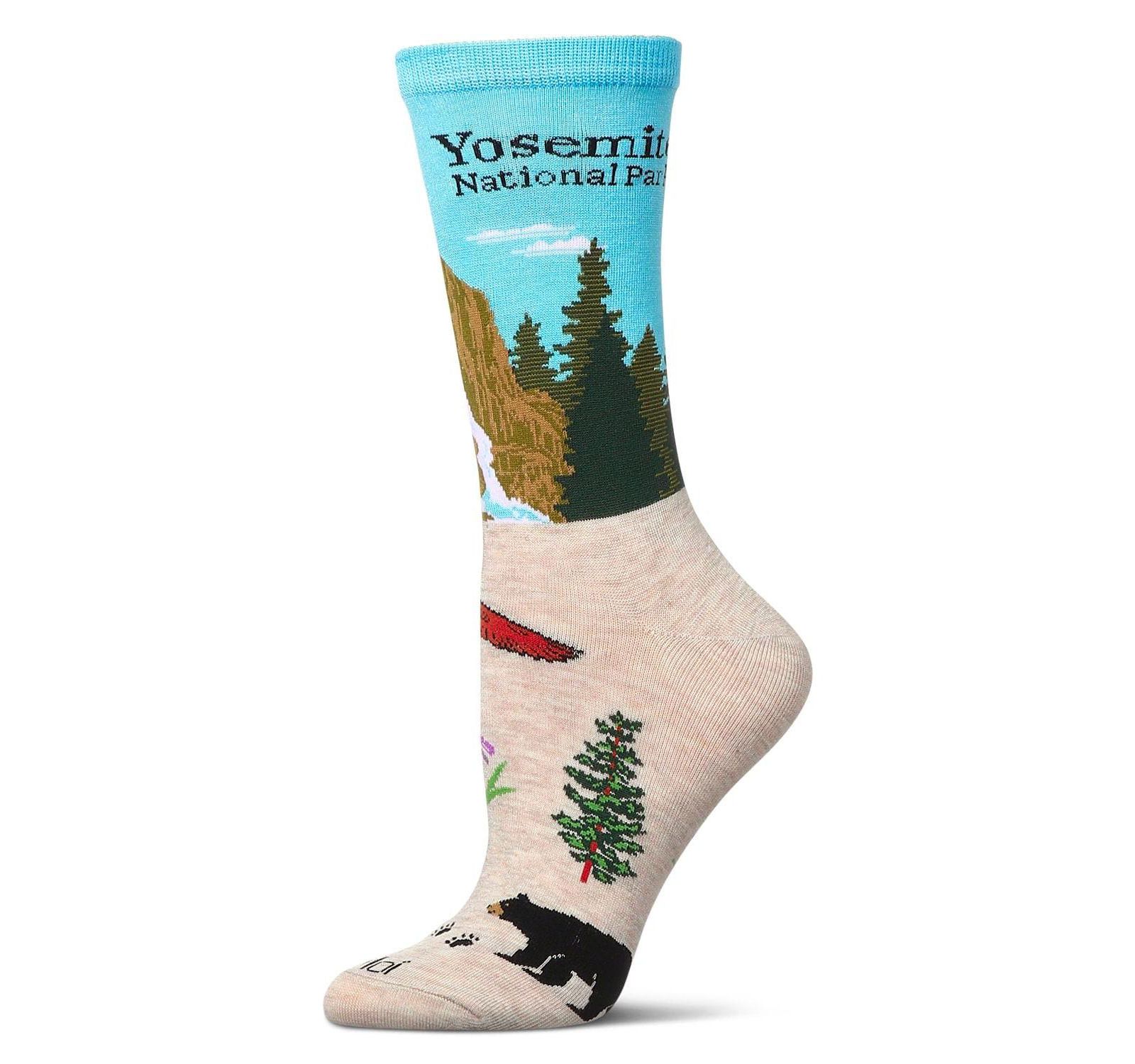 MeMoi Women's Yosemite Rayon From Crew Socks