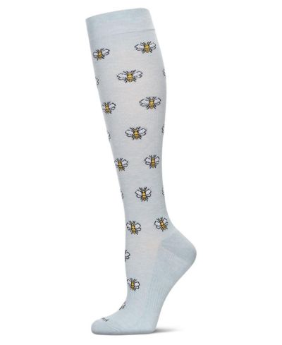 MeMoi Women's Bees 8-15 MMHG Graduated Compression Socks