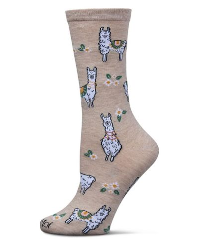 MeMoi Women's Alpaca Rayon From Crew Socks