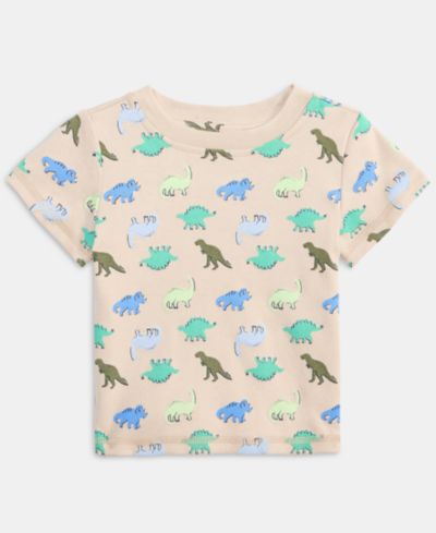 First Impressions Детская футболка с принтом Dino Family, 3M-24M