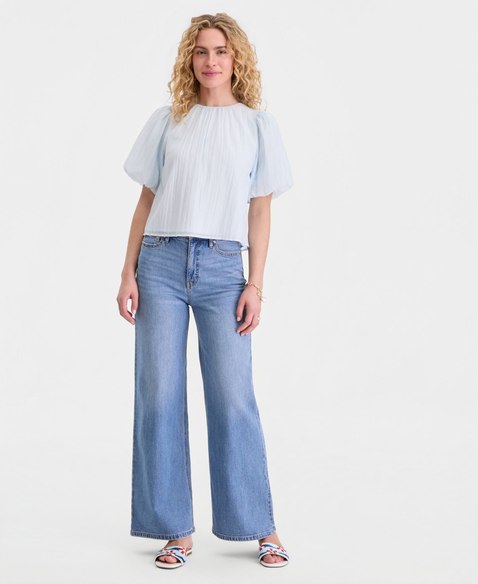 Блузка On 34th Women's Puff Sleeve
