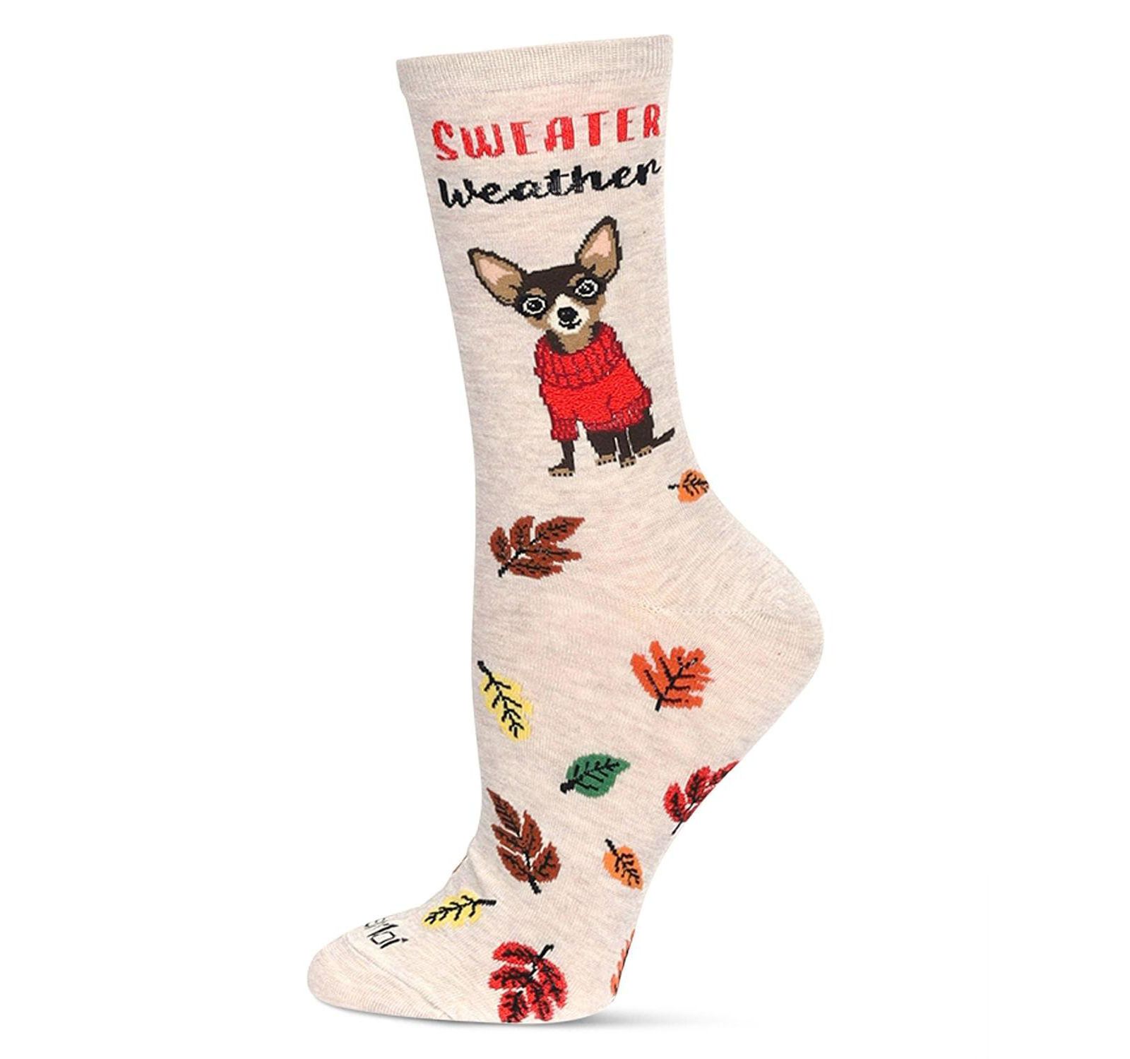 MeMoi Women's Sweater Weather Crew Socks