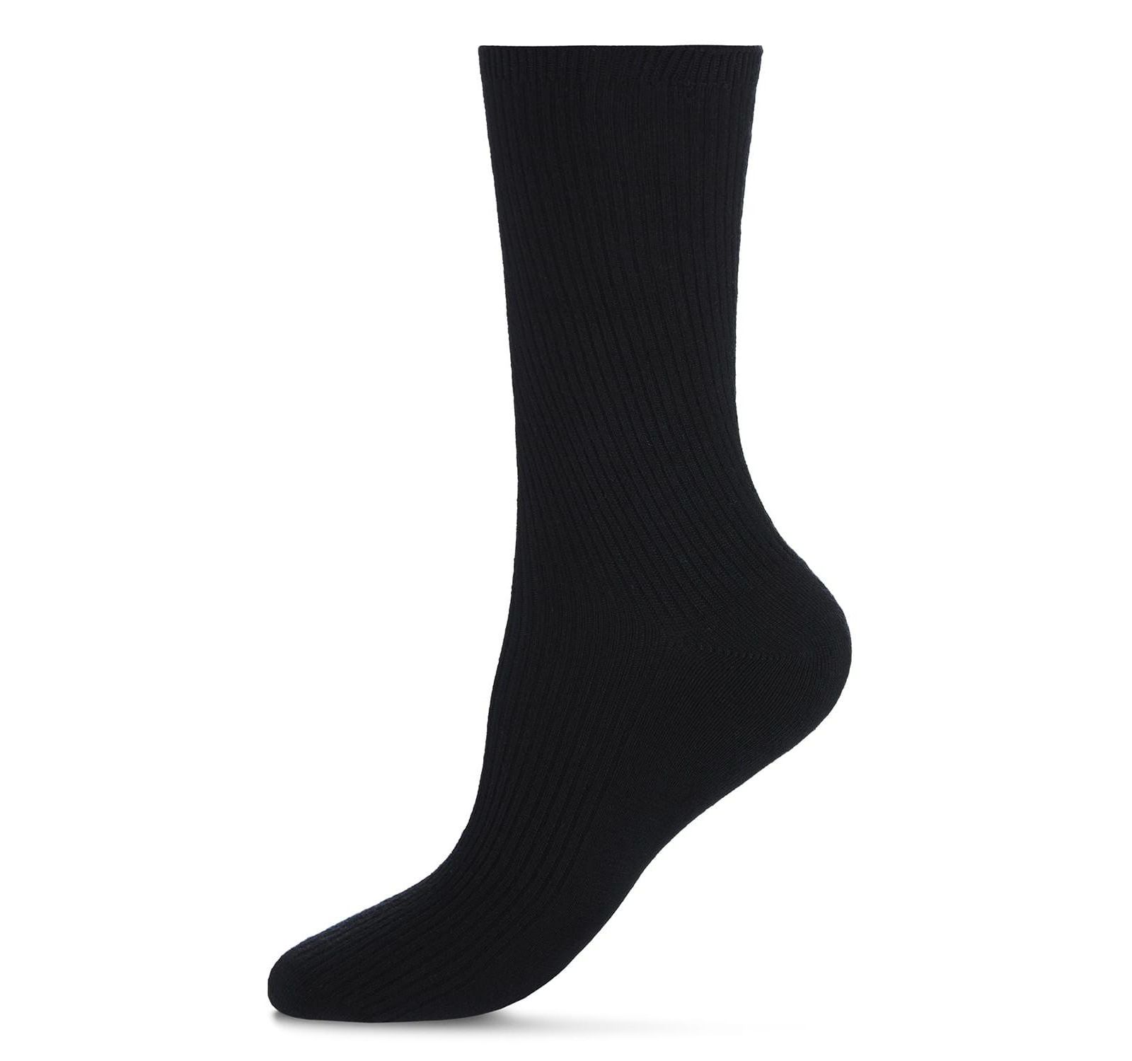 Женские носки MeMoi 2 Pair Pack Flat Ribbed Crew