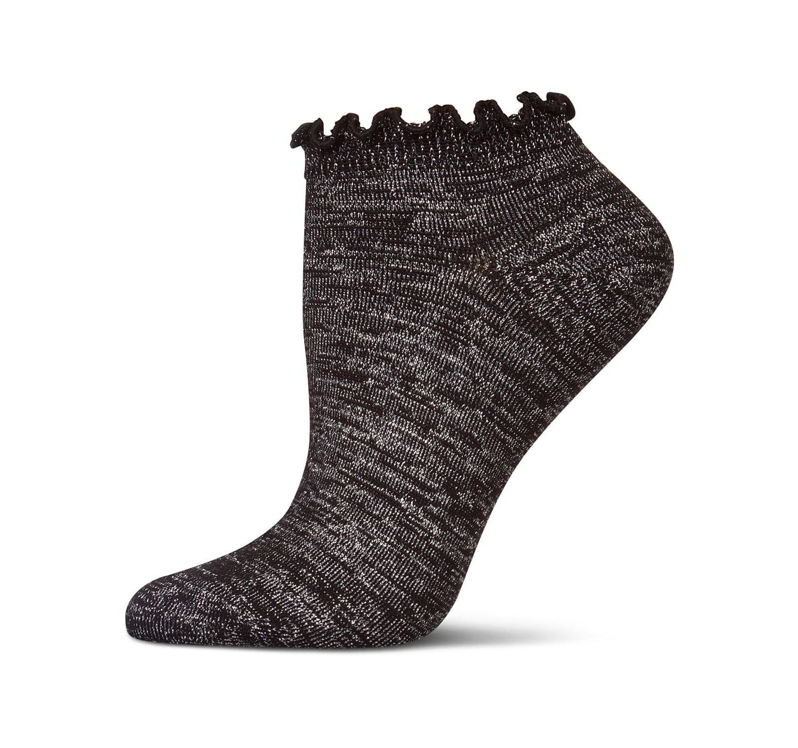 MeMoi Women's Lurex Shortie Socks