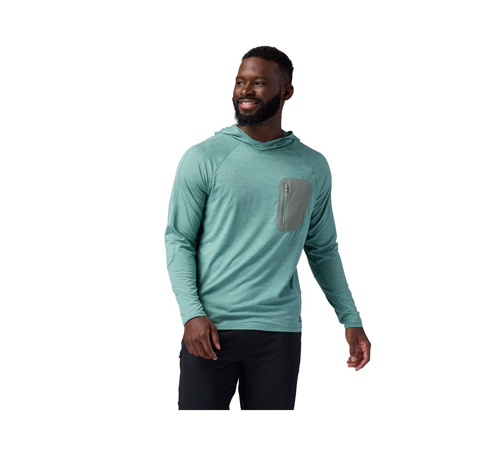 Backcountry Men's BGA Destination Pullover Hoodie Performance Shirts Long Sleeve