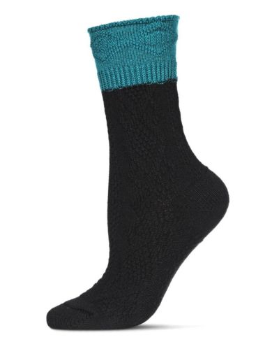 Женские двухцветные носки MeMoi Diamond Bits Soft-Fit