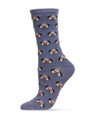 Женские носки MeMoi Soft Pretty Puppy Dog Face Cashmere Blend