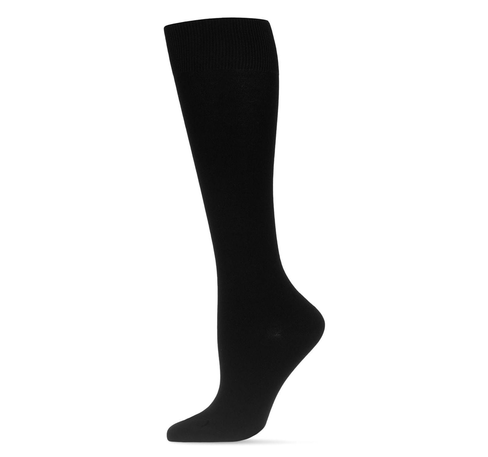 MeMoi Women's Basic Mercerized Cotton Blend Knee High Socks