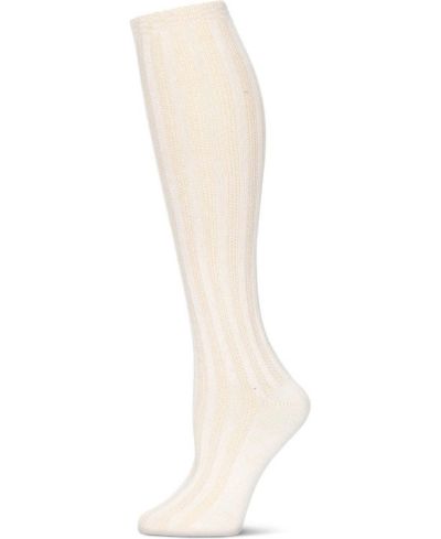 MeMoi Women's Track Flow Striped Knee-High Socks