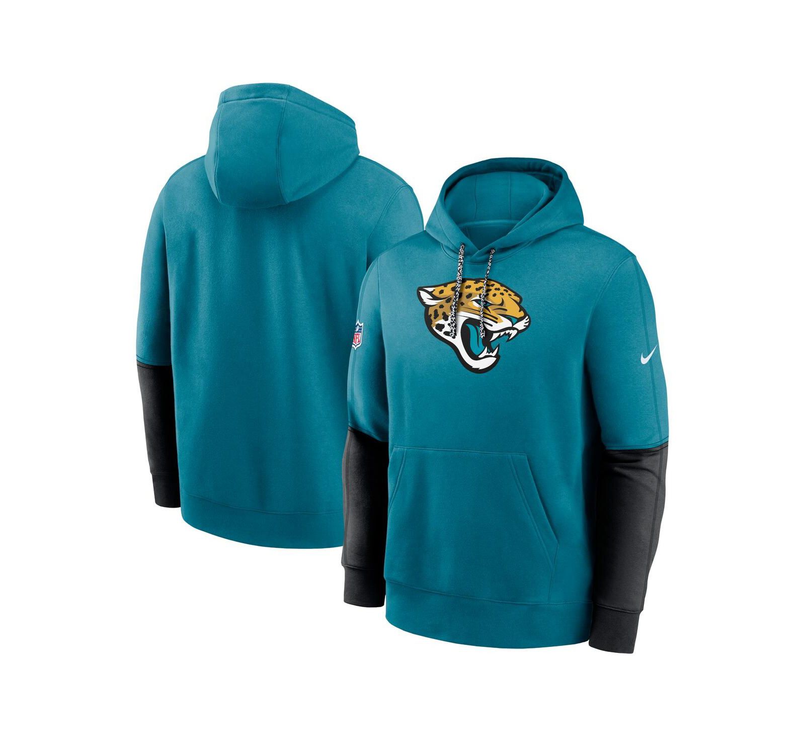 Nike Мужское худи Nike Jacksonville Jaguars 2024 Sideline Club Pullover