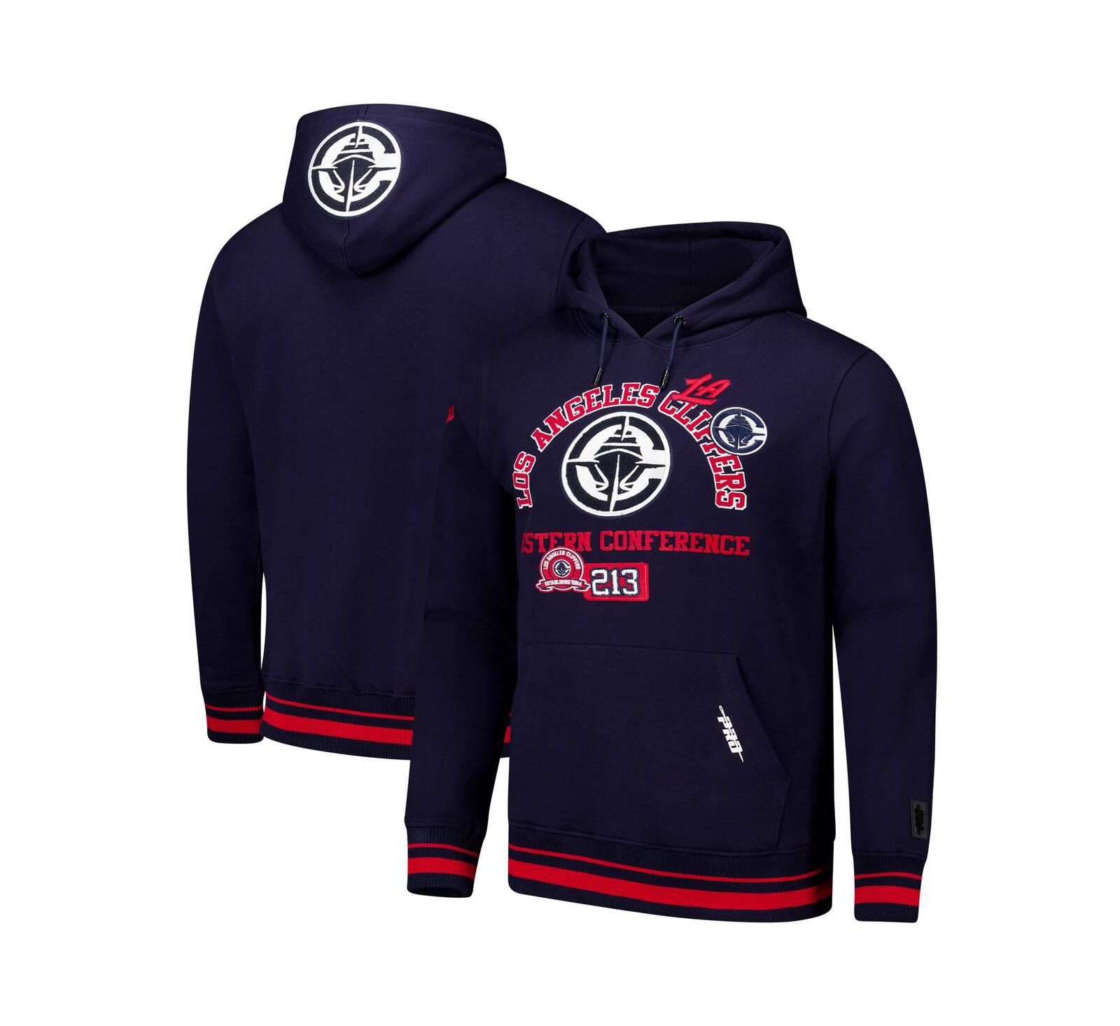 Худи Pro Standard Men's Navy LA Clippers Area Code Pullover