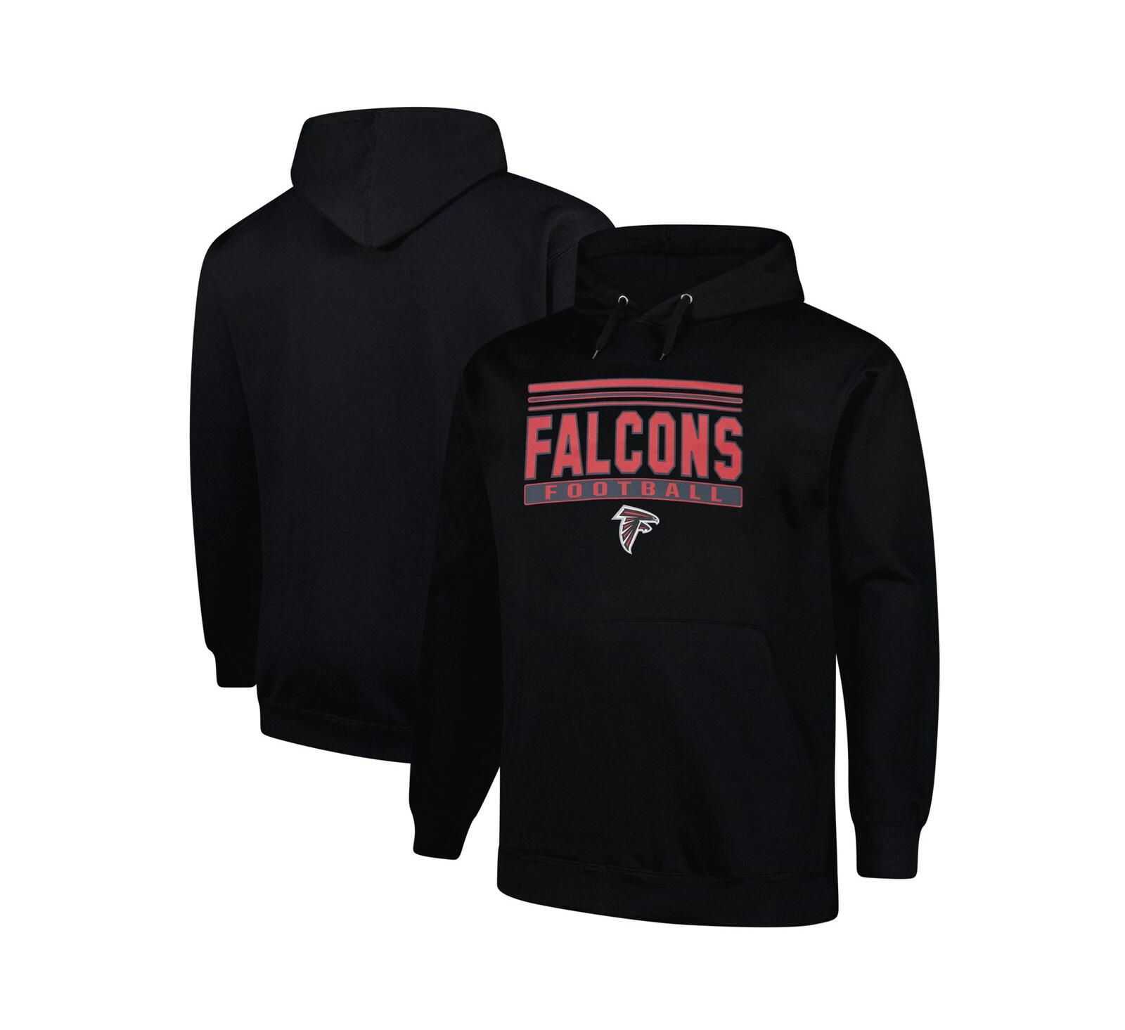 Fanatics Мужское черное худи Pop Pullover Atlanta Falcons Big & Tall