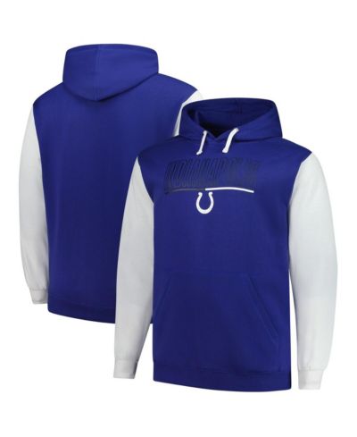 Fanatics Men's Royal Indianapolis Colts Big & Tall Outline Pullover Hoodie