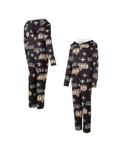 Женский слитный костюм Concepts Sport New Orleans Saints Microfleece Full-Zip