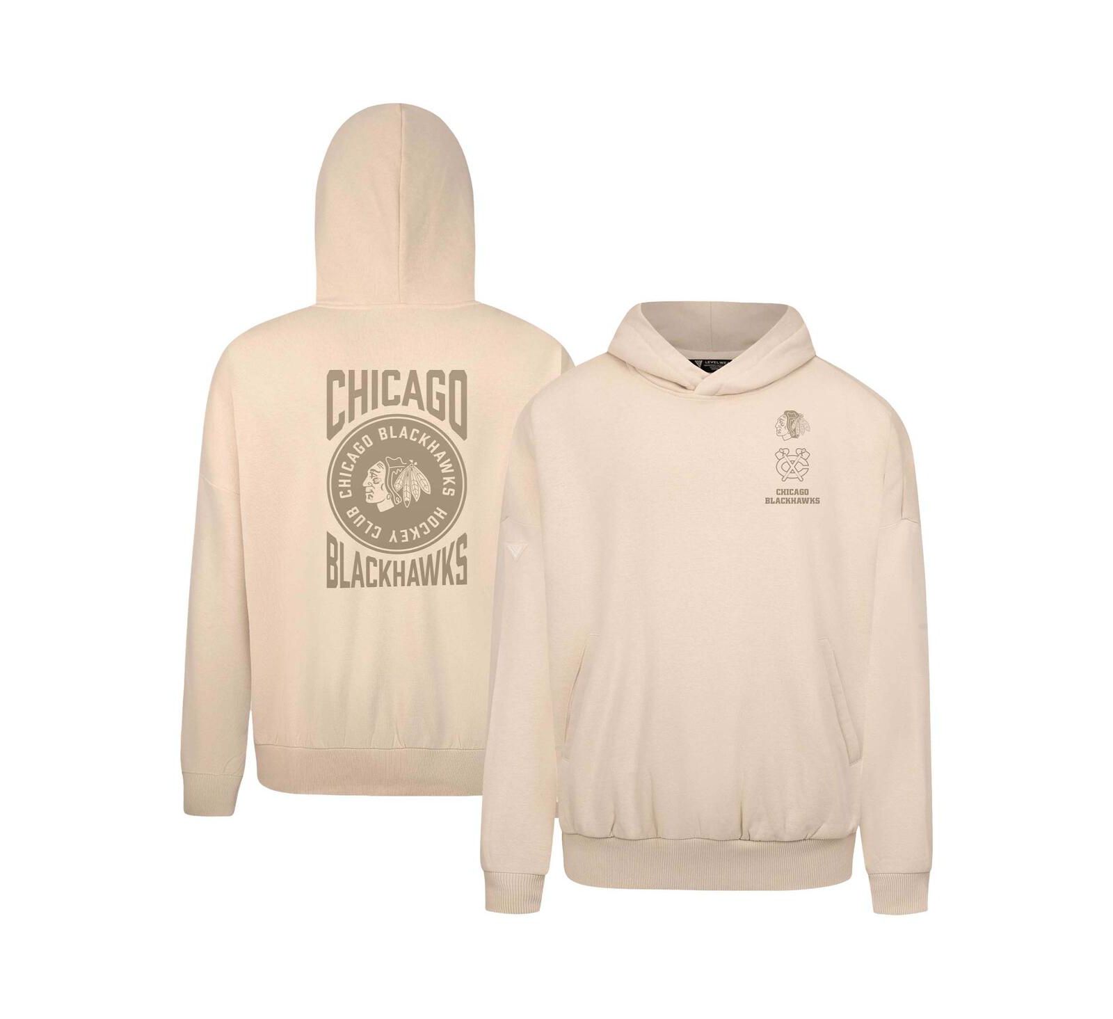 Мужское худи LevelWear Chicago Blackhawks Contact Stamp