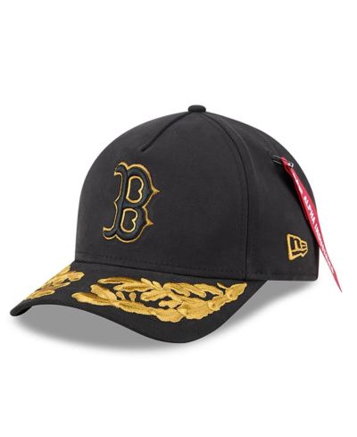 Мужская кепка New Era Black Boston Red Sox A-Frame 9FORTY Adjustable