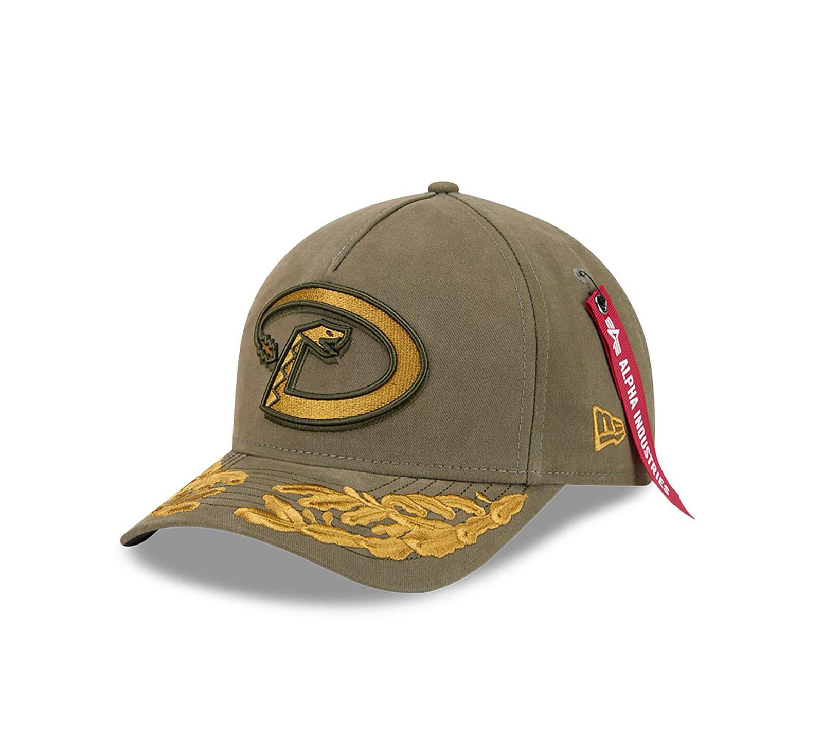 New Era Мужская кепка A-Frame 9FORTY Arizona Diamondbacks, оливковая