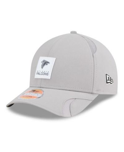 Мужская кепка New Era Atlanta Falcons 2025 Sideline M-Crown 9FORTY Adjustable серая