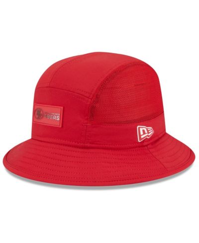 New Era Men's Scarlet San Francisco 49ers 2025 Sideline Bucket Hat