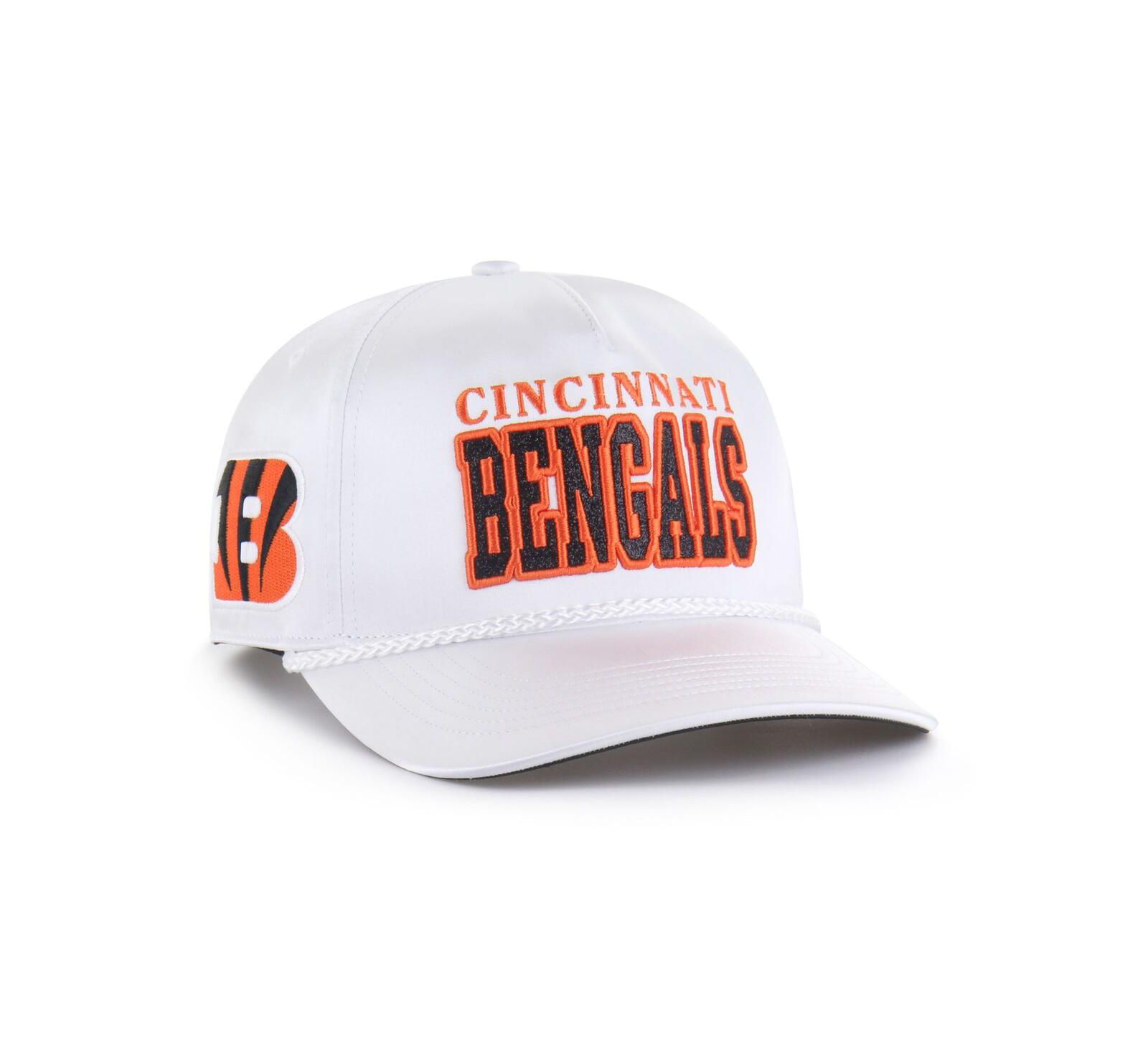 '47 Brand Женская белая регулируемая кепка Cincinnati Bengals Outspoken Hitch