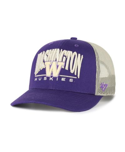 '47 Brand Men's Purple Washington Huskies Arid Adjustable Trucker Hat