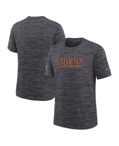 Детская футболка Nike San Francisco 49ers 2025 Rivalries Collection Sideline Velocity Dri-FIT Heather Black