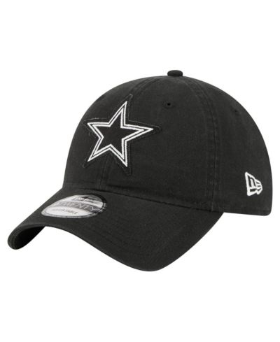 New Era Мужская регулируемая кепка Dallas Cowboys Stamp 9TWENTY, черная