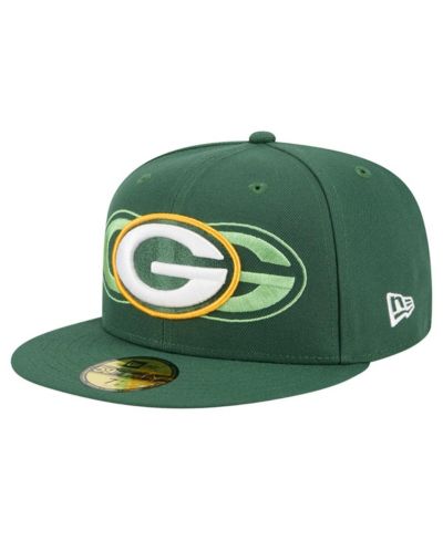 Мужская кепка New Era Green Bay Packers Tri-Hit 59FIFTY Fitted