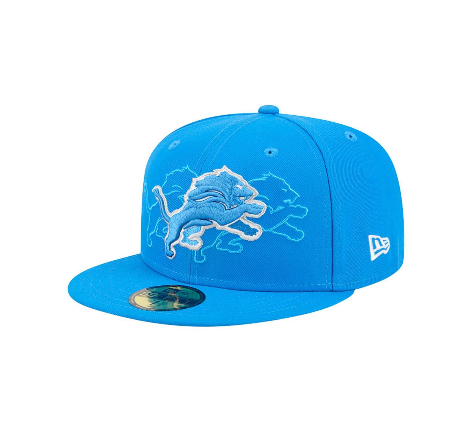 New Era Мужская кепка Detroit Lions Tri-Hit 59FIFTY Blue