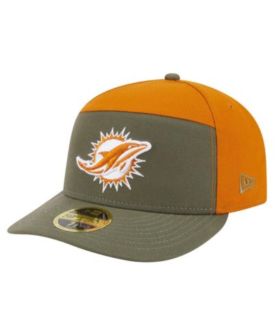 New Era Мужская кепка 59FIFTY Miami Dolphins, двухцветная, цвет Olive/Brown