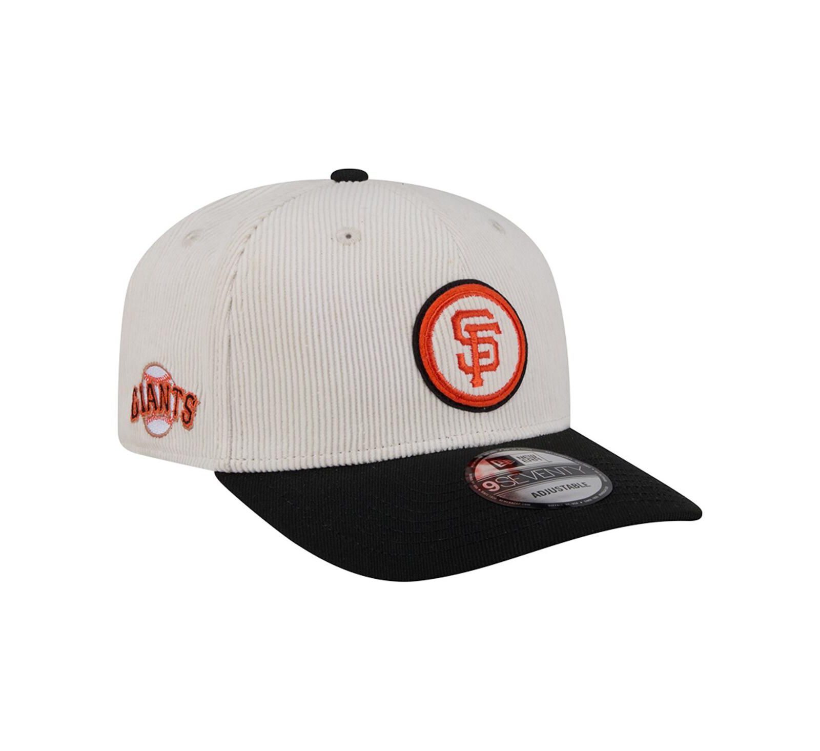 New Era Men's Cream/Black San Francisco Giants Loyal 9SEVENTY Adjustable Hat