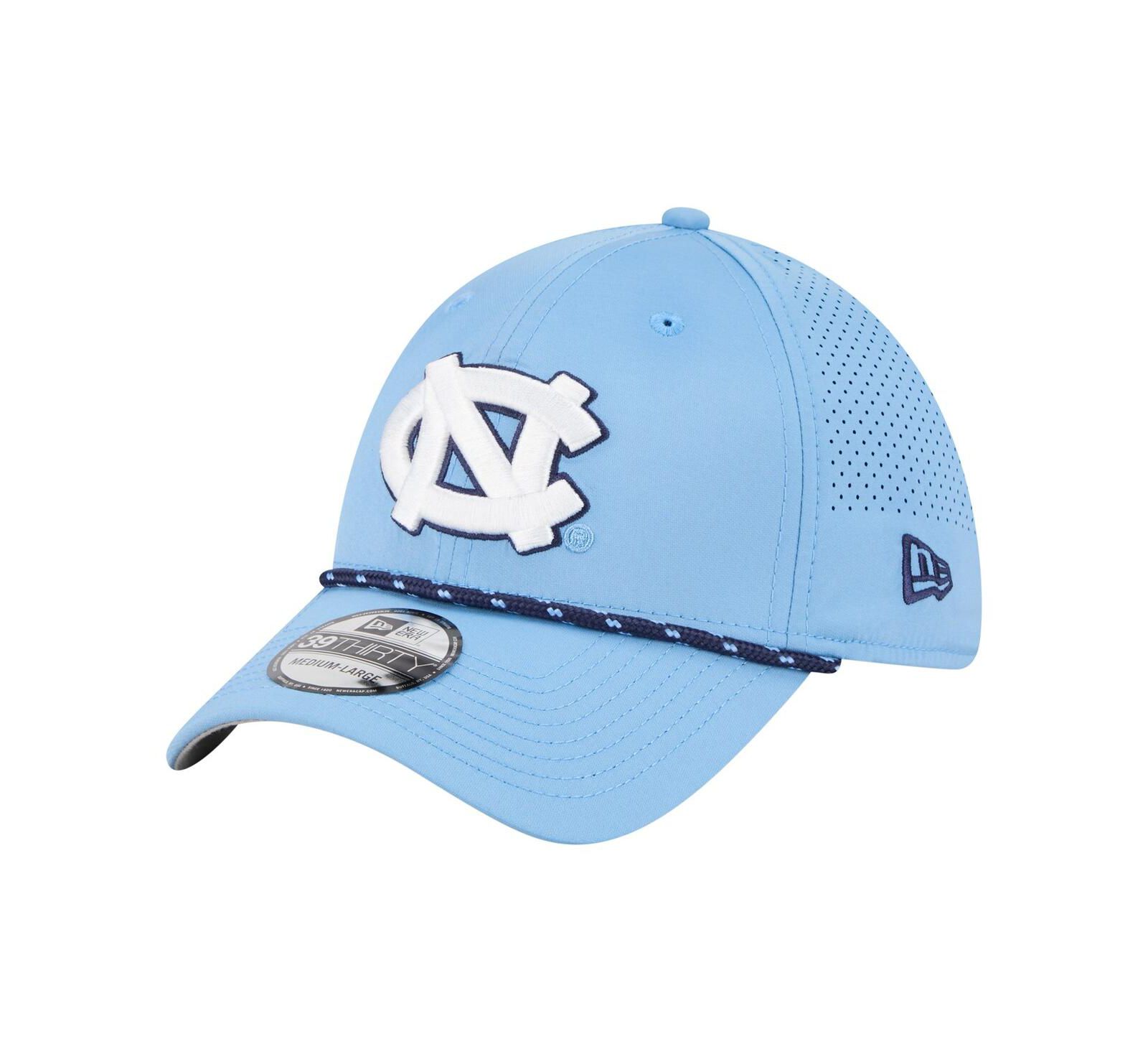 New Era Men's Carolina Blue North Carolina Tar Heels Rope 39THIRTY Flex Hat