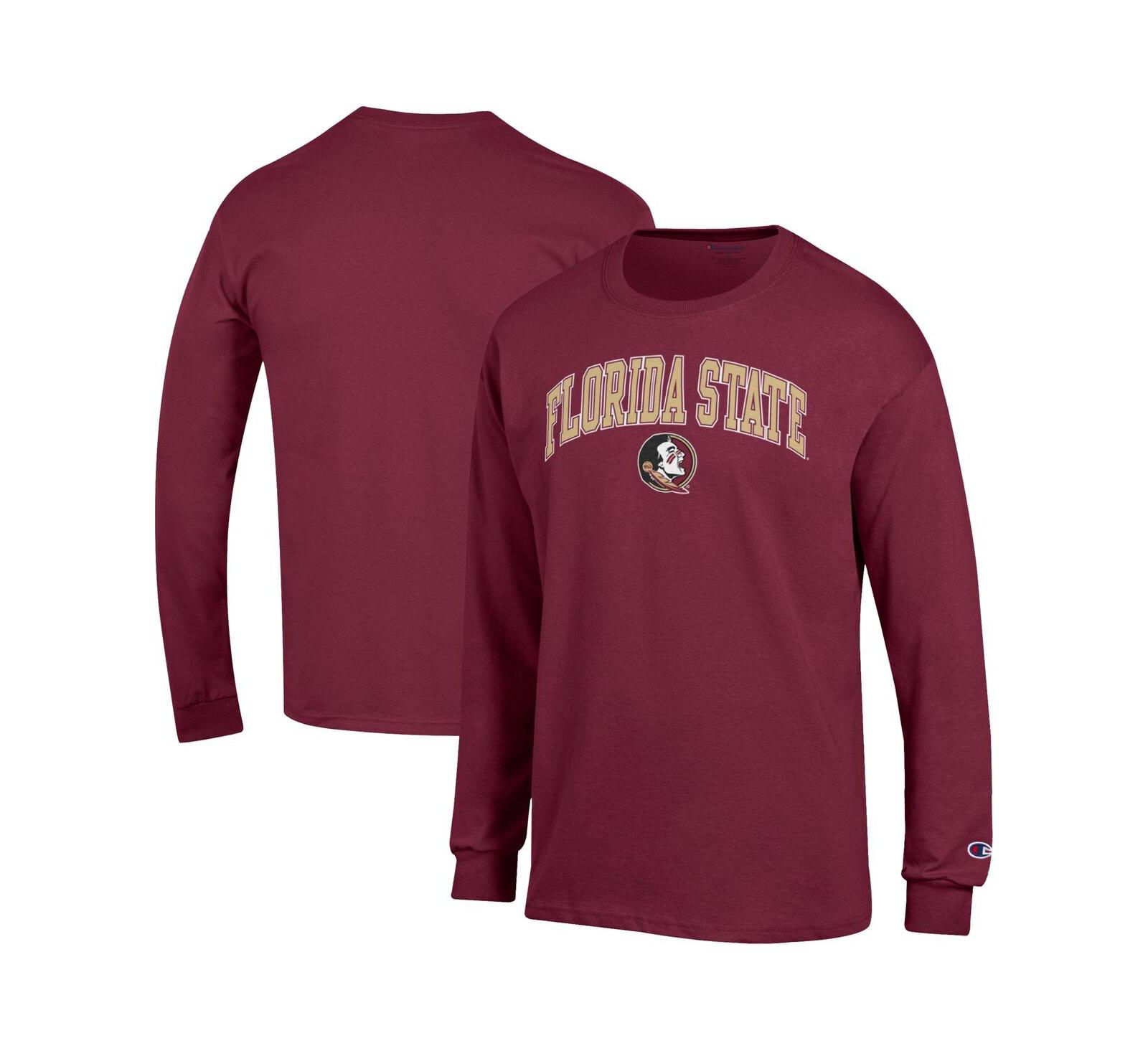 Мужская футболка Champion с длинным рукавом и логотипом Florida State Seminoles