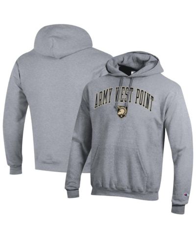 Мужское худи Champion Army Black Knights Basic Arch Fleece, серого цвета