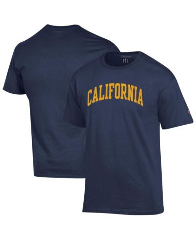 Мужская базовая футболка Champion Navy Cal Bears с арочным принтом