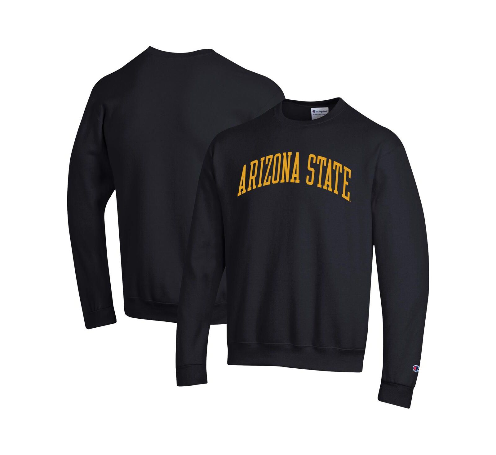 Мужская толстовка Champion Arizona State Sun Devils Basic Arch Fleece Pullover, черная