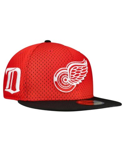 New Era Мужская кепка 59FIFTY Detroit Red Wings Mesh Crown Two-Tone, красно-черная