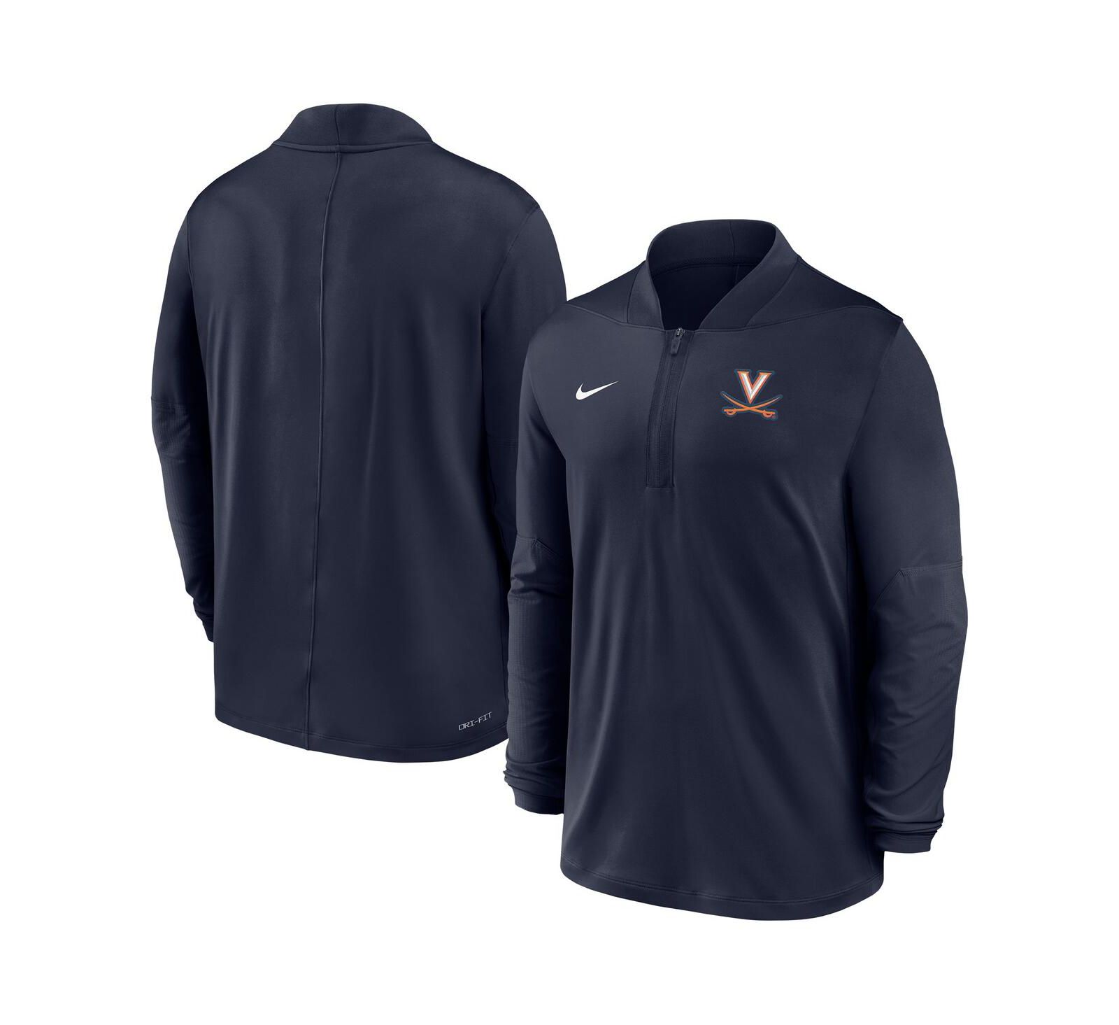 Nike Men's Navy Virginia Cavaliers Dri-FIT Half-Zip Pullover Sweatshirt