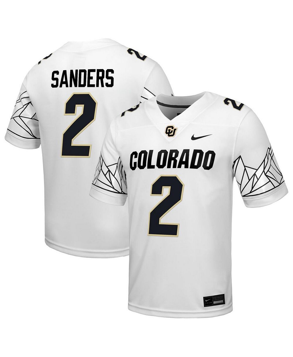 Nike Men's Shedeur Sanders White Colorado Buffaloes Alumni Game Jersey