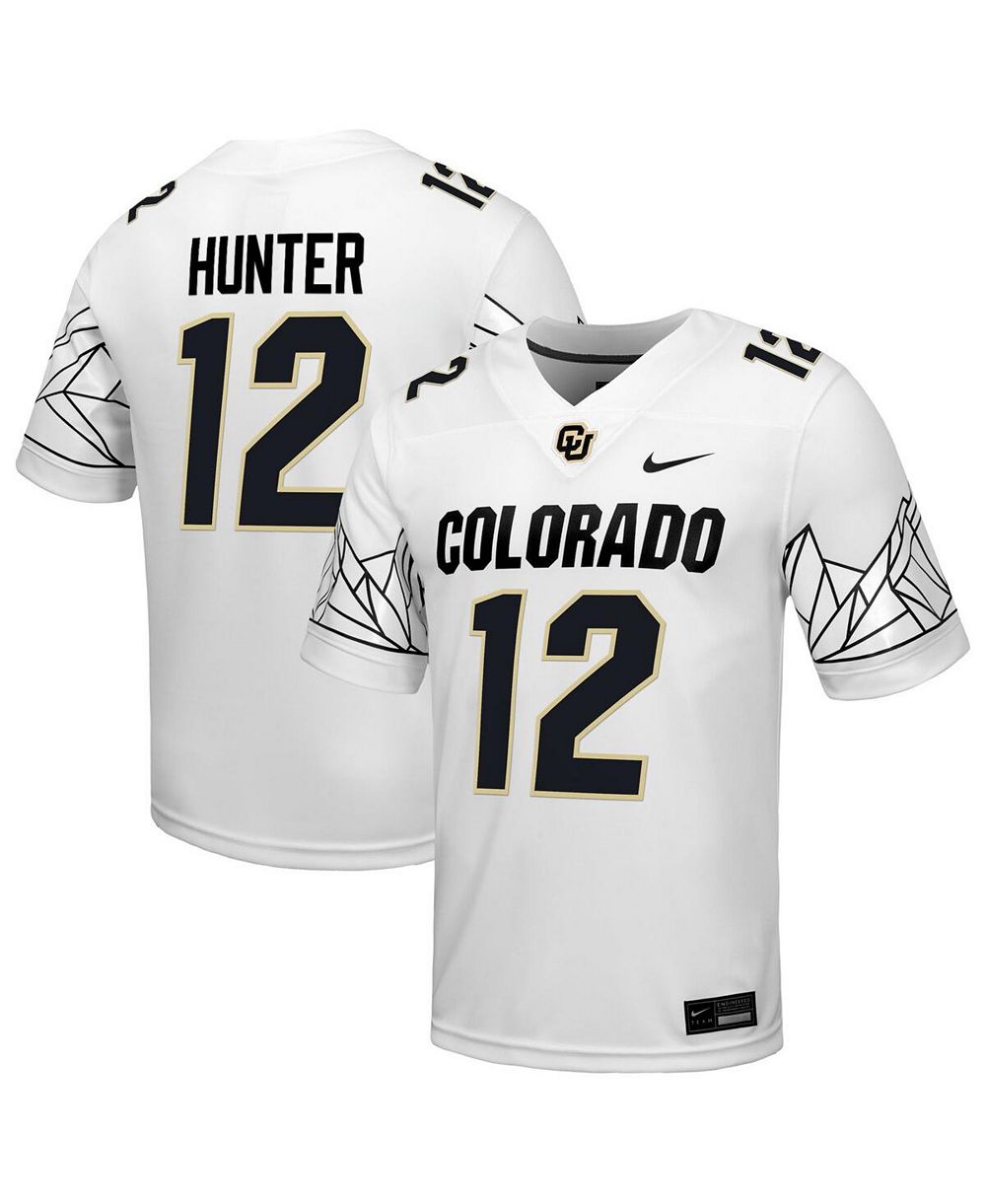 Джерси Nike Men's Travis Hunter White Colorado Buffaloes Alumni Game